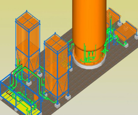 3D Modeling of Nitrogen Package using PDS