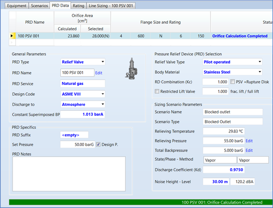 Data Point Calculation For Natural Gas Project